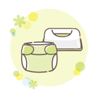 替えのおむつ・飲み物など