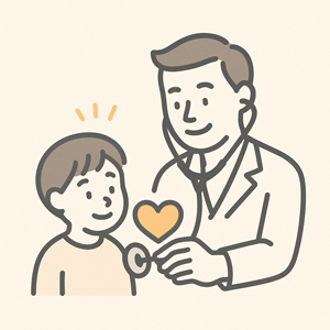 聴診・診察の丁寧な対応