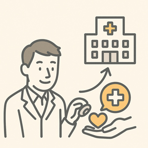 必要に応じて近隣病院への紹介も実施