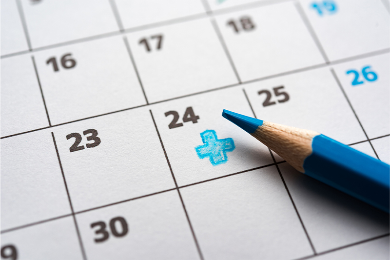 お会計・次回のご案内